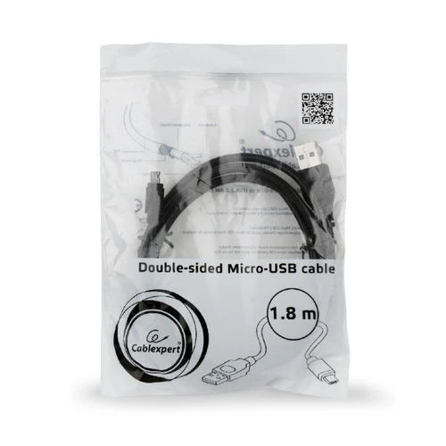 Gembird (CC-USB2-AMmDM-6) kabl USB (muški) na micro USB (muški) 1.8m crni