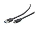 Gembird (CCP-USB3-AMCM-6) kabl USB (muški) na tip-C (muški) 1m crni