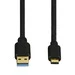 Hama (135736) kabl za punjač USB A (muški) na USB C (muški) 1.8m crni