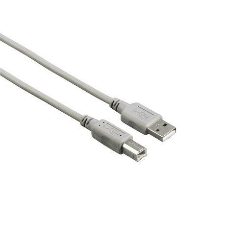 Hama (200901) kabl USB A (muški) na USB B (muški) 3m sivi