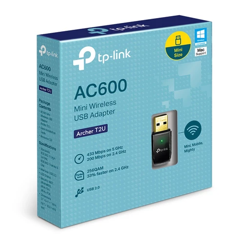 TP-Link AC600 Archer T2U Wireless Dual Band USB adapter do 600Mbps