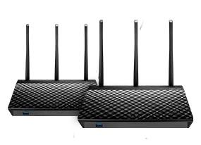 Asus AiMesh AC1900 WiFi System (RT-AC67U 2 Pack) ruter 1900Mbps