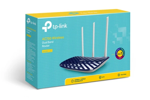 TP-Link ARCHER C20 (AC750) wireless ruter dual-band do 433Mbps